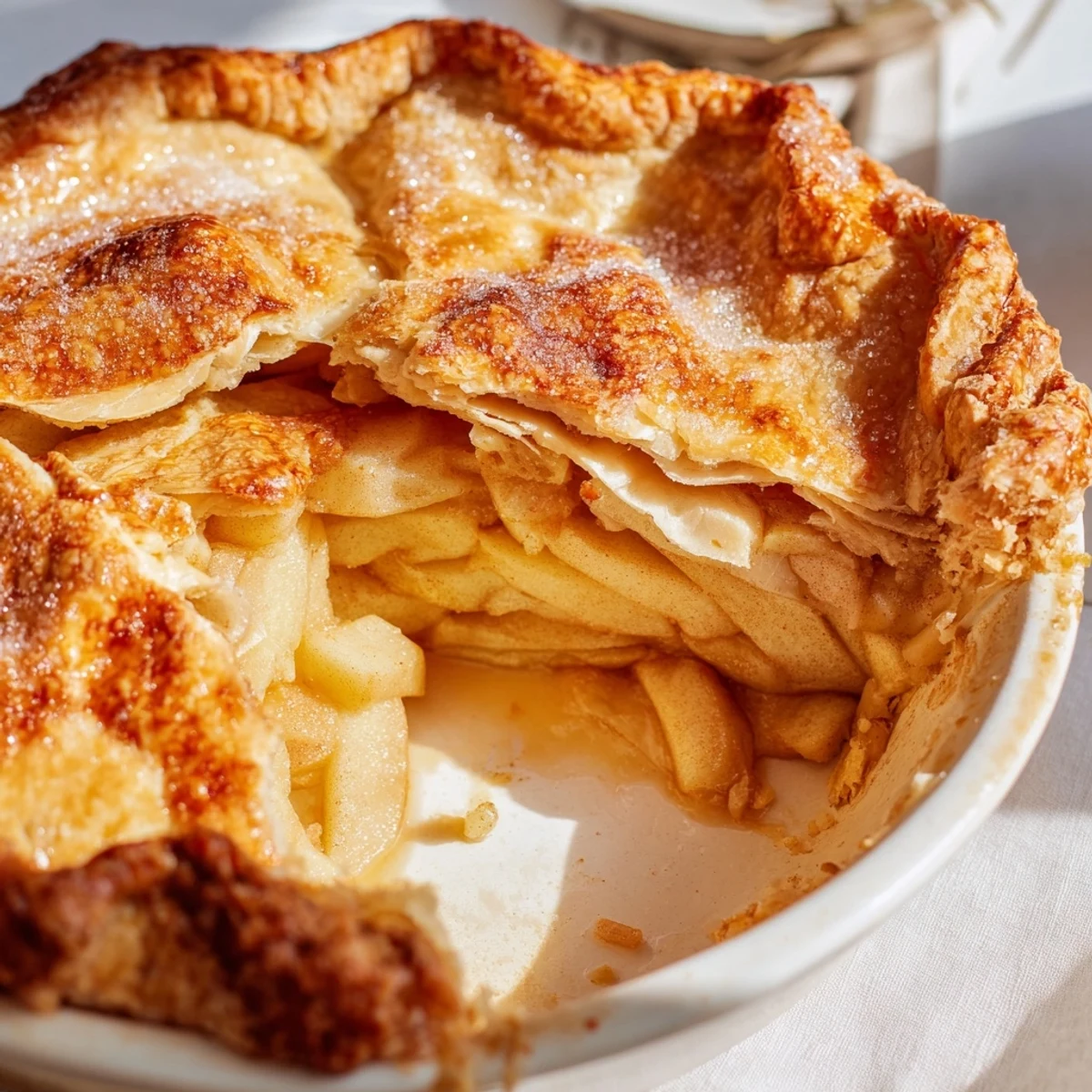 Golden apple turnover pastries, fresh from the oven, show off flaky pastry and spiced fruit filling.