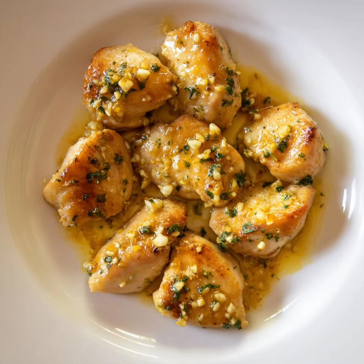 Garlic Butter Chicken Bites