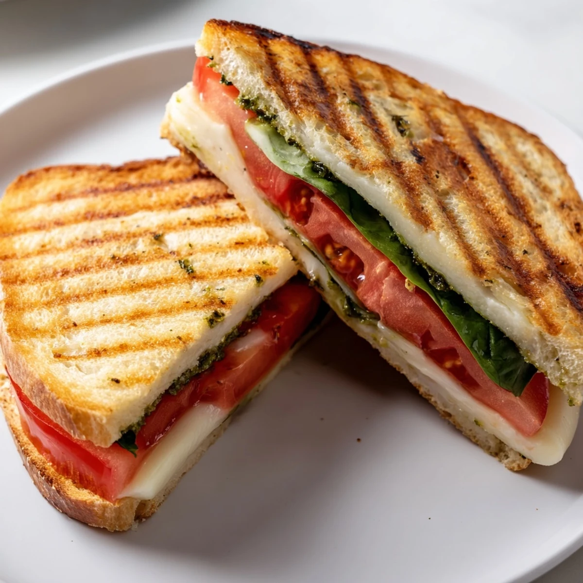 Hearty turkey and cranberry panini innovations with Swiss cheese, baby spinach, and buttered multigrain bread pressed to melty perfection.  