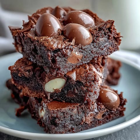 Cadbury Egg Chocolate Brownies