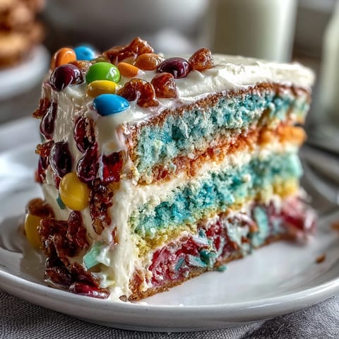 Cinco de Mayo Piñata Cake with Rainbow Inside: A colorful layered cake filled with candy surprises, perfect for festive celebrations.  