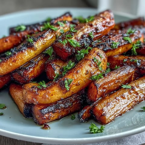 Golden honey-glazed carrots and parsnips roasted until tender and caramelized, a perfect sweet-savory side for holiday ham.