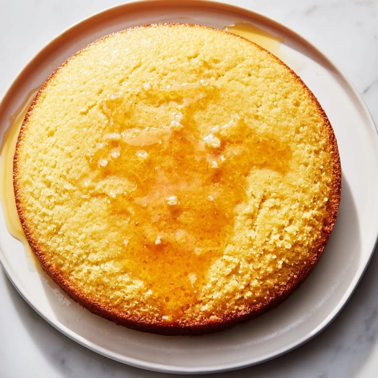 Golden, crisp-edged Quick Skillet Cornbread, perfect with a drizzle of honey and a hearty soup.