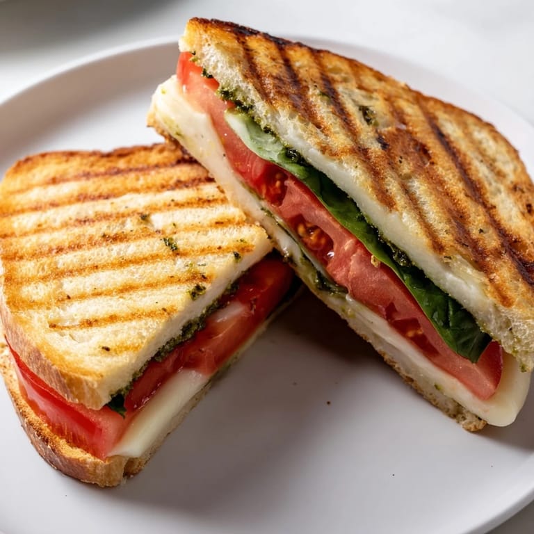 Hearty turkey and cranberry panini innovations with Swiss cheese, baby spinach, and buttered multigrain bread pressed to melty perfection.  