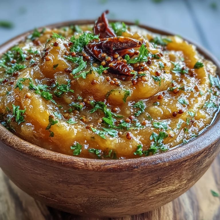 A jar of homemade Guava Chutney with mustard seeds and curry leaves sits next to toasted bread, ready for a sweet and tangy spread.