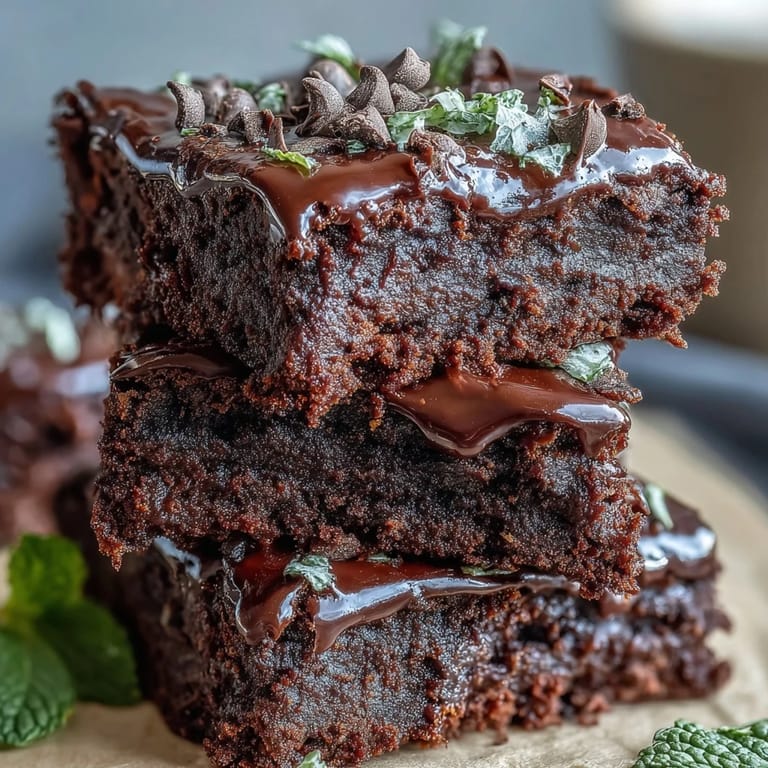 Festive green brownie bites bursting with mint and chocolate, perfect for St. Patrick's Day celebrations.