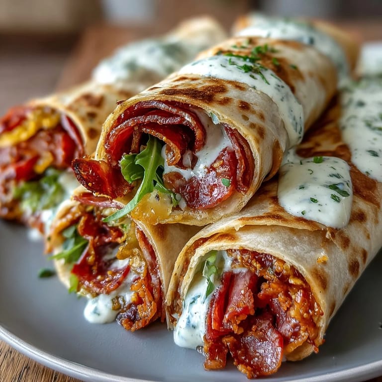 Classic Italian Sub Pinwheel Wraps rolled tight and sliced, showcasing layers of ham, salami, and peppers in each bite.