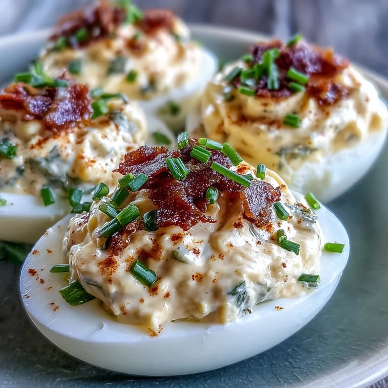 Vividly creamy sweet pickle relish deviled eggs ready for picnic enjoyment.